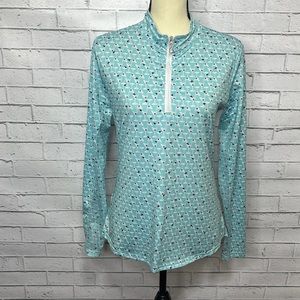 SanSoleil Women's Solcool‎ Print golf pullover.